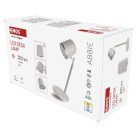 EMOS Abbie LED asztali lámpa, újratölthető, fehér