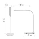 EMOS Oscar LED asztali lámpa, fehér