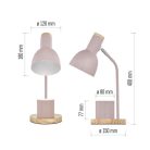 EMOS Poppy asztali lámpa E27 IP20, pink