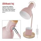 EMOS Poppy asztali lámpa E27 IP20, pink