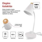 EMOS Tara LED asztali lámpa, fehér