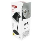 EMOS Nina asztali lámpa E27 IP20, fekete