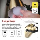 EMOS Nina asztali lámpa E27 IP20, arany