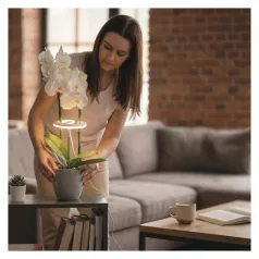   LED növénynevelő lámpa, teljes spektrum, 39 LED, beltéri, időzítővel, dimmelhető