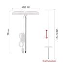 LED növénynevelő lámpa, teljes spektrum, 39 LED, beltéri, időzítővel, dimmelhető