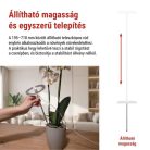 LED növénynevelő lámpa, teljes spektrum, 39 LED, beltéri, időzítővel, dimmelhető