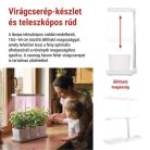 LED növénynevelő lámpa, teljes spektrum, 30 LED, beltéri, időzítővel, dimmelhető