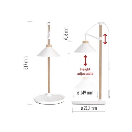 LED növénynevelő lámpa, teljes spektrum, 21 LED, beltéri, időzítővel