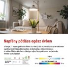 LED növénynevelő lámpa, teljes spektrum, 21 LED, beltéri, időzítővel