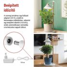LED növénynevelő lámpa, teljes spektrum, 21 LED, beltéri, időzítővel