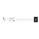 LED lineáris lámpatest ORTO 19W, semleges fehér