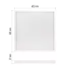 LED panel VEXXO 60 × 60 cm / 37 mm, 33 W, 4100 lm, falon kívüli, semleges fehér, IP20 UGR