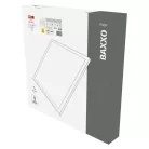 LED panel BAXXO 60 × 60 cm / 50 mm, 36 W, 4320 lm, falonkívüli, sem. fehér, UGR<19, IP20