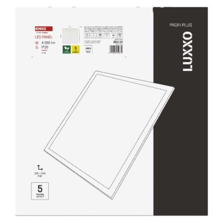 EMOS LED panel LUXXO beépíthető 22W 4000lm természetes fehér