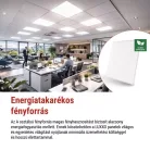 LED panel LUXXO 60 × 60 cm / 32 mm, 22 W, 3800 lm, sülly., semleges fehér, UGR<19, IP20