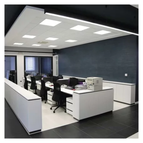 LED panel LEXXO 60 × 60 cm / 25 mm, 30 W, 4200 lm, sülly., semleges fehér, IP44/IP20