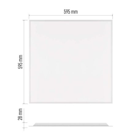 LED panel DIXXO beépíthető 36W 4000lm természetes fehér