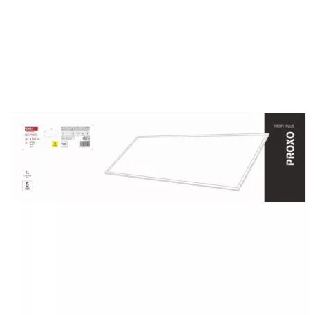 EMOS LED panel PROXO beépíthető 33W 4360lm IP20 természetes fehér
