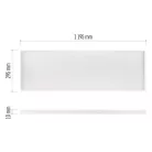 LED panel PROXO 30 × 120 cm / 10 mm, 33 W, 4100 lm, sülly., semleges fehér, UGR<19, IP20