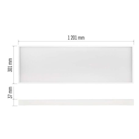 EMOS LED panel VEXXO felületi szerelés 33W 4000 lm IP20 UGR természetes fehér