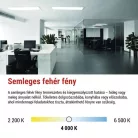 LED panel VEXXO 30 × 120 cm / 37 mm, 33 W, 4100 lm, falon kívüli, semleges fehér, IP20 UGR
