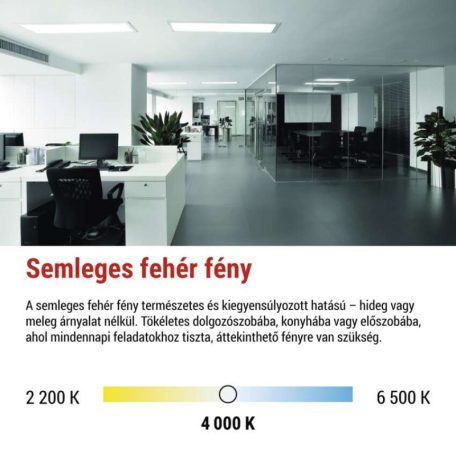 EMOS LED panel VEXXO felületi szerelés 33W 4000 lm IP20 UGR természetes fehér