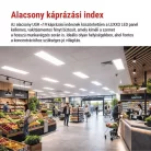 LED panel LUXXO 30 × 120 cm / 32 mm, 22 W, 3800 lm, sülly., semleges fehér, UGR<19, IP20