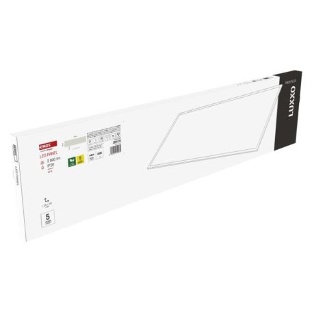 EMOS LED panel LUXXO 30×120 beépíthető 22W 3800lm IP20 természetes fehér UGR