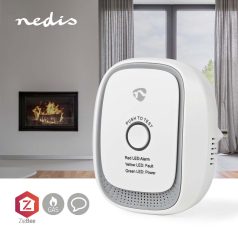   SmartLife Gázérzékelő | Zigbee 3.0 | Hálózati Áramellátás | Érzékelő élettartama: 5 év | EN 50194-1:2009 | Android™ / IOS | Teszt gombbal | 75 dB | Fehér