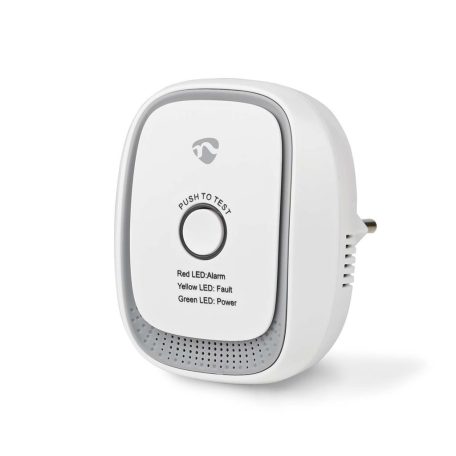 SmartLife Gázérzékelő | Zigbee 3.0 | Hálózati Áramellátás | Érzékelő élettartama: 5 év | EN 50194-1:2009 | Android™ / IOS | Teszt gombbal | 75 dB | Fehér