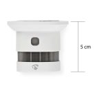 SmartLife füstérzékelő | Zigbee 3.0 | Elemes Áramellátás | Érzékelő élettartama: 10 év | EN 14604 | Max. akku élettartam: 60 Hónap | 85 dB | Fehér | 1 db