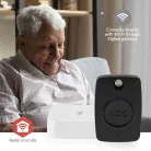 Intelligens Pánik Gomb | Zigbee 3.0 | Akkumulátortípus: CR2450 | Fekete