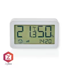   SmartLife Klímaérzékelő | Zigbee 3.0 | Elemes Áramellátás | Android™ / IOS | Fehér