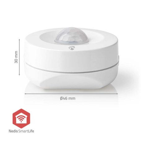 SmartLife Motion Sensor | Zigbee 3.0 | Elemes Áramellátás | IP20 | Érzékelő szöge: 120 ° | Érzékelő hatósugara: 5 m | Max. akku élettartam: 12 Hónap | Fehér