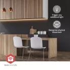 SmartLife Motion Sensor | Zigbee 3.0 | Elemes Áramellátás / USB-áramellátású | Érzékelő szöge: 100 ° | Érzékelő hatósugara: 7 m | Max. akku élettartam: 24 Hónap | Fehér