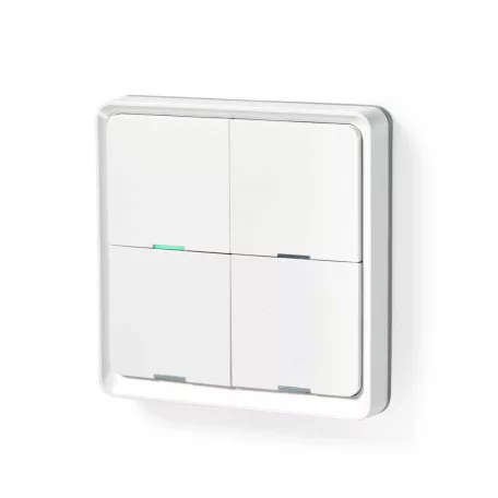 SmartLife fali kapcsoló | Zigbee 3.0 | Fali Tartó | Android™ / IOS | Műanyag | Fehér