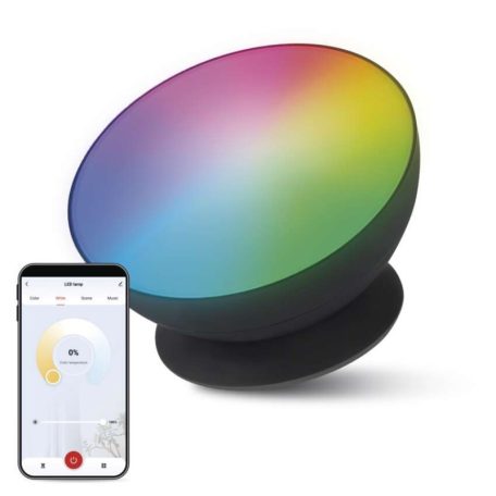 GoSmart LED hangulatlámpa, fekete, meleg fehér–hideg fehér/ RGB, WiFi