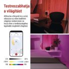 GoSmart LED hangulatlámpa, fekete, meleg fehér–hideg fehér/ RGB, WiFi