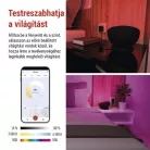 GoSmart LED hangulatlámpa, fekete, meleg fehér–hideg fehér/ RGB, WiFi