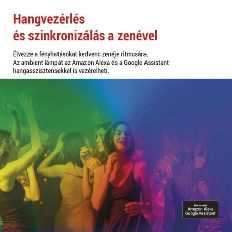 GoSmart LED hangulatlámpa, fehér, meleg fehér–hideg fehér/ RGB, WiFi