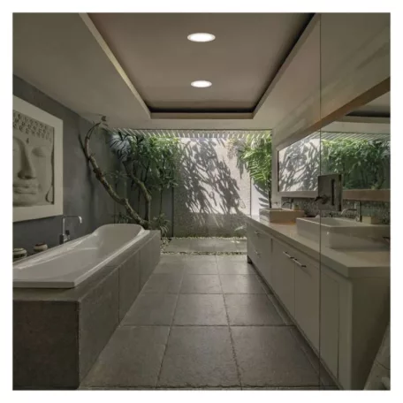 LED süllyesztett lámpatest NEXXO, kerek, fehér, 25W, meleg fehér