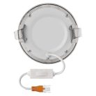 LED süllyesztett lámpatest NEXXO, kerek, ezüst, 7W, CCT