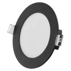 LED süllyesztett lámpatest NEXXO, kerek, fekete, 7W, CCT
