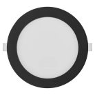 LED süllyesztett lámpatest NEXXO, kerek, fekete, 12W, CCT