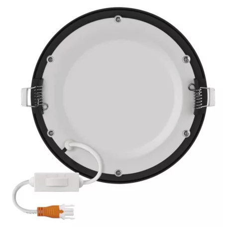 LED süllyesztett lámpatest NEXXO, kerek, fekete, 12W, CCT