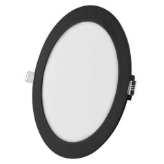 LED süllyesztett lámpatest NEXXO, kerek, fekete, 18W, CCT