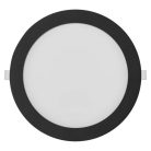 LED süllyesztett lámpatest NEXXO, kerek, fekete, 18W, CCT