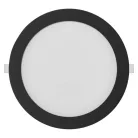 LED süllyesztett lámpatest NEXXO, kerek, fekete, 18W, CCT
