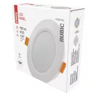 LED süllyesztett lámpatest RUBIC, kerek, fehér, 9W, természetes fehér