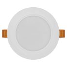 LED süllyesztett lámpatest RUBIC, kerek, fehér, 9W, természetes fehér